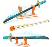 QLT QIAOLETONG Ideas Demon Slayer Sword Cosplay Animes Kochou Shinobu Katana Clamping Blocks Building Blocks Decoration Gift for Adults and Boys from 6-16 with Scabbard Holder (782pcs)