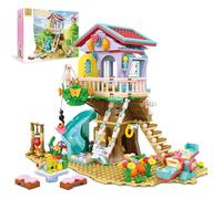 QLT QIAOLETONG Ideas Friends Tree House Compatible with Lego ideas Construction Toy with LED Light Clamp Blocks, Gift for Girls 8-18 and Adult Lovers of Baust