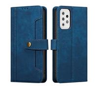 QLTYPRI Wallet Case for Samsung Galaxy A53, Premium PU Leather Flip Case with [Card Slots] [Magnetic Clasp] [Kickstand] Shockproof Folio Phone Cover for Samsung Galaxy A53 - Blue