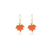QLUYCKW Cute Pumpkin Earrings Alloy Cartoon Maple Leaves Corn Turkey Mushroom Statement Stud Earrings Fall Thanksgiving Gratitude Party Jewelry Gift for Women, M, Zinc, No Gemstone