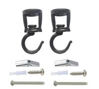 QLXHBOT Swivel Swag Hooks for Ceiling Hanging - Ceiling Hooks for Hanging Plants - Ceiling Hangers Heavy Duty for Hanging Light - Zinc Bolt Hook Installation for Cavity Wall Fixing (2 Pcs)