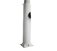 QLXIAOIA 1pc Basketball Pole Padding - 6ft Pad for 2" to 10" Round Poles - U-V Resistant Cushion for Garage, Basement & Utility Posts(White,13cm)