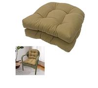 QLXYYFC Armchair Booster Cushion Large Firm 48cm U Seat Pad with Supportive 12 cm Thick Lift Luxury Soft Touch Cotton Cushion For The Elderly, Post-Operative and Pregnancy (Color : Brown, Size : 48x