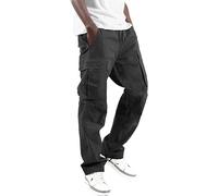 QLXYYFC Men's Long Ranger Pants Cargo Pants Long Regular fit with Pockets Elastic Waistband Work Pants men Cargo Pants Baggy Lightweight Parachute Pants Men Black Cargo Pants Stretch Loose fit (Color