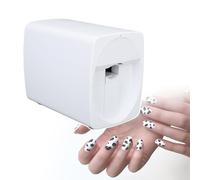 QLXYYFC Nail Machine,30S Printing Completed,Lightweight Nail Printer For Home Use And Nail Studios, Nail Salons Nail Printer(White)