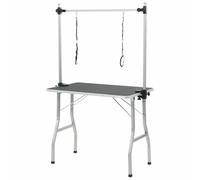 QLXYYFC Pet Dog Grooming Table Height Adjustable Dog Beauty Table for Large Dogs/Cats with Storage Basket/Noose Tools,Bath Grooming Table for Dogs Cats Pets