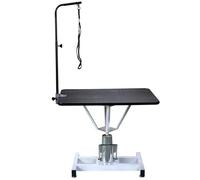 QLXYYFC Pet Hydraulic Lifting Grooming Bed, Enhanced Ergonomic Plastic Edging Runs Smoothly and The Surface Is Non-slip,for Dogs(Lotus)