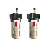 QLYMDDSA 1pcs Lubricator Regulator Compressed Air Filter Airbrush Air Compressor Pressure Reducing BL2000/3000/40001/4 3/8" 1/2"(Dark Green)