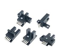 QLYMDDSA U-Shaped Slot Photomicrosensor Switch NPN PNP NO NC 5-24VDC Induction Limit Sensor 4 Poles Photomicrosensor Connectors GT1(GT1-K01N)