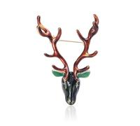 QLYOVWE Merry Christmas Brooch for Women Men Sparkly Rhinestone Christmas Tree Santa Claus Stocking Snowflake Snowman Enamel Brooch Xmas Holiday Party Jewelry Gift, Standard, Metal, cubic zirconia