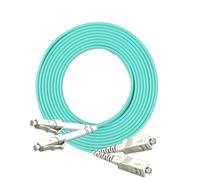 QLYUEUI 1pcs 10G OM3 Multimode Fiber Optic Patch Cord SC/FC/LC/ST - Duplex Multimode Fiber Jumper Cable, 5m/10m/15m, Custom(1PCS MM DX LC-SC 2.0,2M)