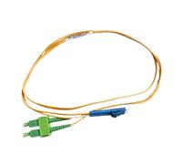 QLYUEUI 1pcs Optical Fiber Patch Cord LC/UPC-SC/APC 2.0mm 1M-20M FTTH Single Mode Double Core Converter Patch Cord(SC LC Duplex 1M)
