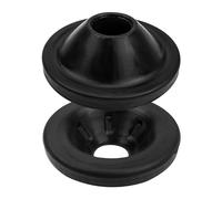 QLZOZB - 2pcs Rear Upper Coil Spring Isolator for Jeep Wrangler JK JKU 2007-2018 Replace 52059999AC, Rubber Rear Coil Spring Insulators (Fitment Height)