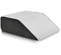 QM-Bedding Orthopaedic Bed Wedge Foam Back Support Bed Wedge Pillow & Acid GERD, Reduce Neck Back Pain Snoring Breathing Washable Quilted Zip Cover (Leg Wedge Pillow 60 x 50 x 15 CM), White