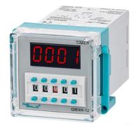 QM4H-1Z Digital for Time Delay Relay for DH48S, SPDT Timer with Reset and Gate Function, Adjustable 0.1s-99.99h, 220V 5A Industrial Control Module(QM4H-1Z)