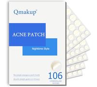 Qmakup - Pimple patches on the face, acne patches on the face, pimple patches, hydrocolloid patches to cover pimples and blemishes, with salicylic acid