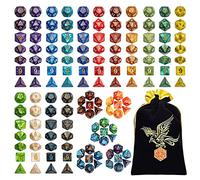 QMAY Polyhedral Dice, Dungeons and Dragons Dice Set 7 Sided Polyhedral DND for MTG RPG Game (20)
