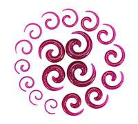 Qmcandy 9 Pairs Acrylic Crescent Taper Set Horseshoe Septum Pincher Spiral Ear Stretching Kit Gauges 14G 12G 10G 8G 6G 4G 2G 0G 00G, Acrylic, cubic zirconia