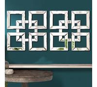 qmdecor Popular Square Wall Decorative Mirror 12x12 inches Modern Fashion Style Wall-Mounted Mirrors