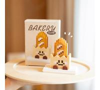 QMEAKMONY Mini Building Blocks Bread Sets Cute Micro Mini Bread Building Bricks for Adults Micro Nano Bricks Perfect Party Favors for Teenagers. (Baguette,285 Pcs)