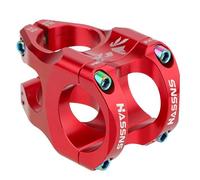 QmeNa Bike Stem Adjustable Bridge Road Mountain Bike Table 31.8 Stem Riser 28.6 Pipe Cycling Bicycle Handlebar Stem Short 35mm Mtb Stem (Color : Red)