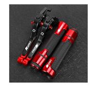 QmeNa Brake Lever for GSXR250 GSX-R 250 2017-2018 Motorcycle Folding Extendable Adjustable Brake Clutch Levers Handlebar Hand Grips Ends