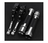 QmeNa Brake Lever Motorcycle for GIXXER250SF 2020 2021 2022 2023 Motorcycle Adjustable Brake Clutch Lever Foldable Handle Hand Grips Set