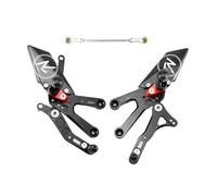 QmeNa Motorcycle Shifter Lever Pedal For YZF-R3 2015-2024 Rear Sets Heighten Pedal Adjustable Rearsets FootPegs Shift Lever Brake Kit Gear Shift Lever Foot Shifter