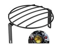 QMFEZL Motorcycle Headlight Guard Protector Motorcycle Headlight Mesh Grille Housing Cover Cap Protector Headlamp Shield Protection Accessories For GN125 CG125-N32R