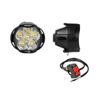 QMFEZL Motorcycle Headlights LED Motorcycle Led Headlight Auxiliary Working For Motor Moto External Front Focus Spotlights Motorbike Headlights Accessories