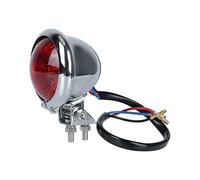 QMFEZL Motorcycle Headlights Motorbike Headlight Stop Light Taillight For Chopper Bobber Motorcycle Tail Brake Rear Lamp 12V Universal Spotlights