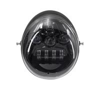 QMFEZL Motorcycle Headlights Motorcycle Front Headlight Led Headlamp Hi/Low Beam Light Protector Assembly For VRod V-Rod VRSCA VRSCB VRSCF VRSCR VRSCX