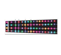 QMG Color-Coded Cello/Viola Fretboard Note Chart, Learn Notes & Music Theory, Visual Guide for All Skill Levels