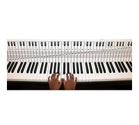 QMG Piano and Keyboard Note Chart for 88 Keys, Use Behind the Keys, Ideal Visual Tool for Beginners Learning Piano or Keyboard, Easy to Set Up