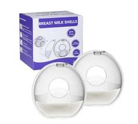 Qmibaby Breast Milk Collector (2 Pack) - High Capacity 60ML/2OZ Breast Shells, Leak-Proof & BPA-Free Nursing Cup, All-Day Comfort for Breastfeeding Collect Breastmilk