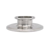 QMINOX 3 Inch × 1.5 Inch Sanitary Fitting End Cap Reducer Stainless Steel 304 Sanitary Concentric Reducer Tri Clamp Clover
