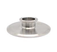 QMINOX 4 Inch × 1.5 Inch Sanitary Fitting End Cap Reducer Stainless Steel 304 Sanitary Concentric Reducer Tri Clamp Clover