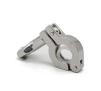 QMINOX TC 0.5-0.75" Tri Clamp with Wing Nut Stainless Steel 304 Heavy Duty Sanitary Clamp Single Pin Tri Clamp Clover with Silicone Gasket