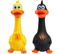 QminTouyzs 2PCS Rubber Chicken,Dog Toys Squeaky, Pool Toys for Dogs,Engaging Interactive Pets Entertainment, Fun Sound Effects for Canine Companions, Indoor & Outdoor Play