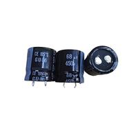 QMIQXIWS 10pcs/lot 450V 68UF GU series 22X25mm Aluminum electrolytic capacitor