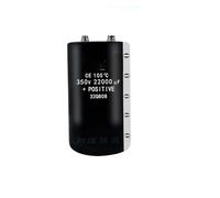QMIQXIWS (1PCS) 350V22000UF 350V Screw Foot Aluminum Electrolytic Capacitor