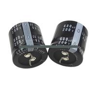 QMIQXIWS 2PCS Aluminum Electrolytic capacitor 200V680UF 25x50mm