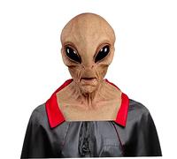 QmjdDymx Alien Mask, Alien Head Mask - Realistic Full Face Scary Halloween Costume - Skin Color Adult, Halloween Masks for Adults