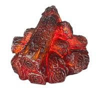 QmjdDymx Fake Campfire, Fake Campfire 3D Faux Fireplace Logs Realistic Battery Powered Flameless Fake Fire Flame for Halloween Christmas Camping, Type2 Fake Fire