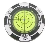 QmjdDymx Golf Ball Markers,Golf Green Reader with Magnetic Clip Metal Golf Ball Markers for Putting Green Double-Sided Golf Ball Marker Golf Training Aid Golf Lover Gift Golf Gifts