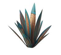 QmjdDymx Tequila Rustic Sculpture, Metal Agave Plants 13.78" Outdoor Decor Tequila Rustic Sculpture Metal Agave Yard Art Sculpture For Yard Sculpture Outdoor - Blue