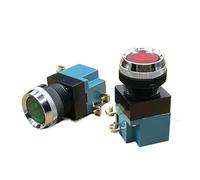 QMKADFQXF 1PC LA19 Green starting since the reset button of circular points bending machine switch 5A380V 25MM