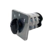 QMKADFQXF 75A 690V Cam Switch Silver Three Position 3 Poles Level Rotary Changeover Selector 12 Terminals YMZ12-75/3