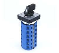 QMKADFQXF SZW26/LW26-25 3 Positions 6 Phase 24 Terminals Screw 660V 25A 48x48Mm Panel Selector Control Rotary Changeover Cam Switch