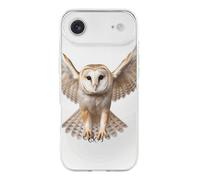 QMKFWT A Barn Owl Phone Case for Phone 17, TPU Anti-Yellowing Scratch Resistant, Slim Shockproof Cover with Precise Cutouts, Supports Wireless Charging Phone Case for Phone 17